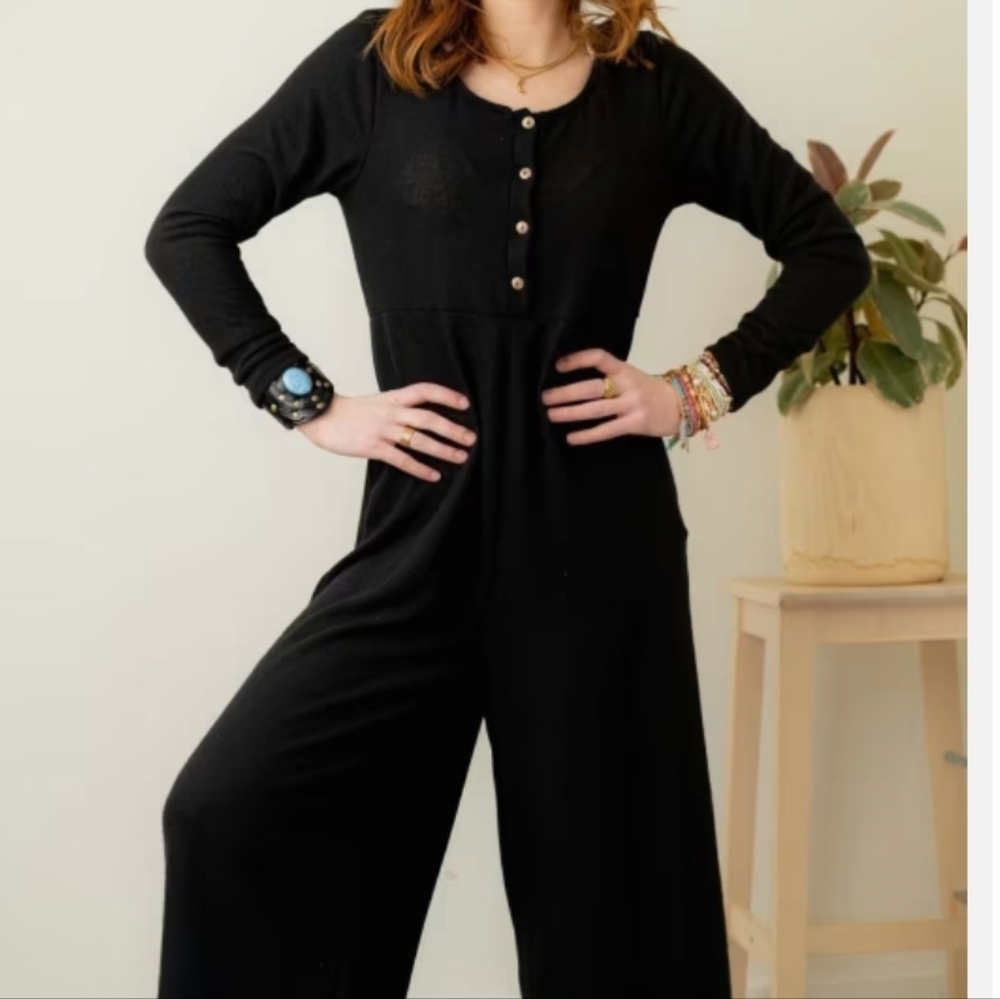 Three Bird Nest Black Jumpsuit